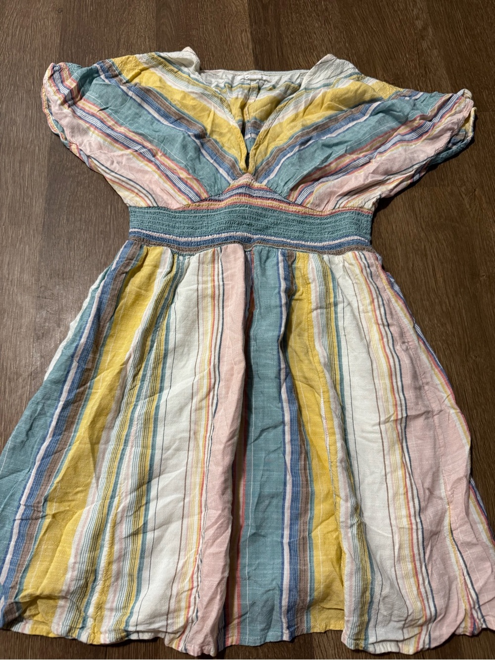 O’Neill Women’s Dress Striped V Neck with Pockets Size Medium